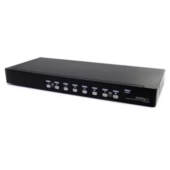 StarTech.com Διακόπτης KVM USB VGA Rackmount 8 θυρών με ήχο (καλώδια ήχου περιλαμβάνονται)