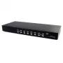 StarTech.com Διακόπτης KVM USB VGA Rackmount 8 θυρών με ήχο (καλώδια ήχου περιλαμβάνονται)