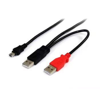 StarTech.com Καλώδιο USB-Y 1,8 m για εξωτερικούς δίσκους – USB-A σε Mini-B