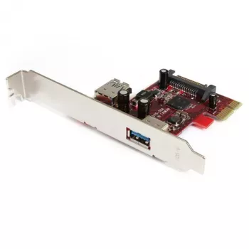 StarTech.com Κάρτα PCI Express SuperSpeed USB 3.0 2 θυρών με υποστήριξη UASP - 1 εσωτερική 1 εξωτερική