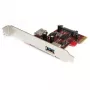 StarTech.com Κάρτα PCI Express SuperSpeed USB 3.0 2 θυρών με υποστήριξη UASP - 1 εσωτερική 1 εξωτερική