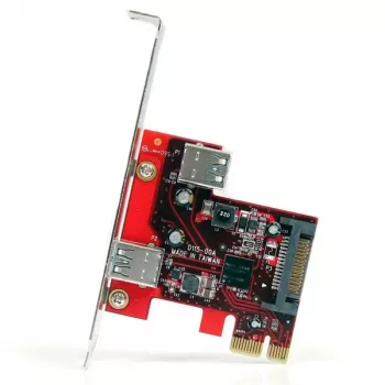 StarTech.com Κάρτα PCI Express SuperSpeed USB 3.0 2 θυρών με υποστήριξη UASP - 1 εσωτερική 1 εξωτερική