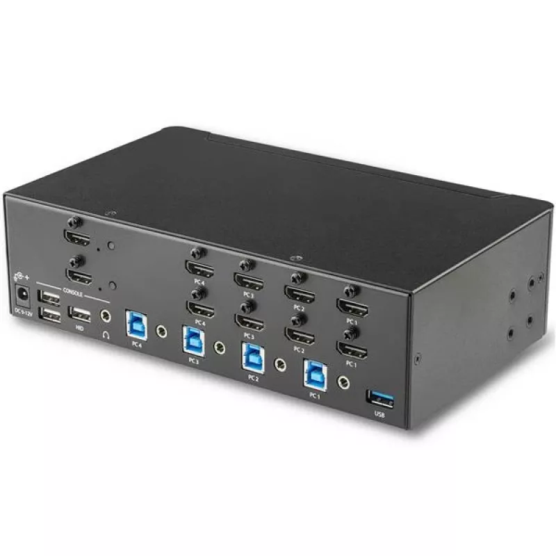 StarTech.com Διακόπτης KVM HDMI 4 θυρών – 4K 30Hz – Dual Display