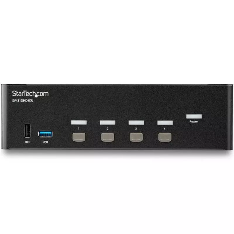 StarTech.com Διακόπτης KVM HDMI 4 θυρών – 4K 30Hz – Dual Display