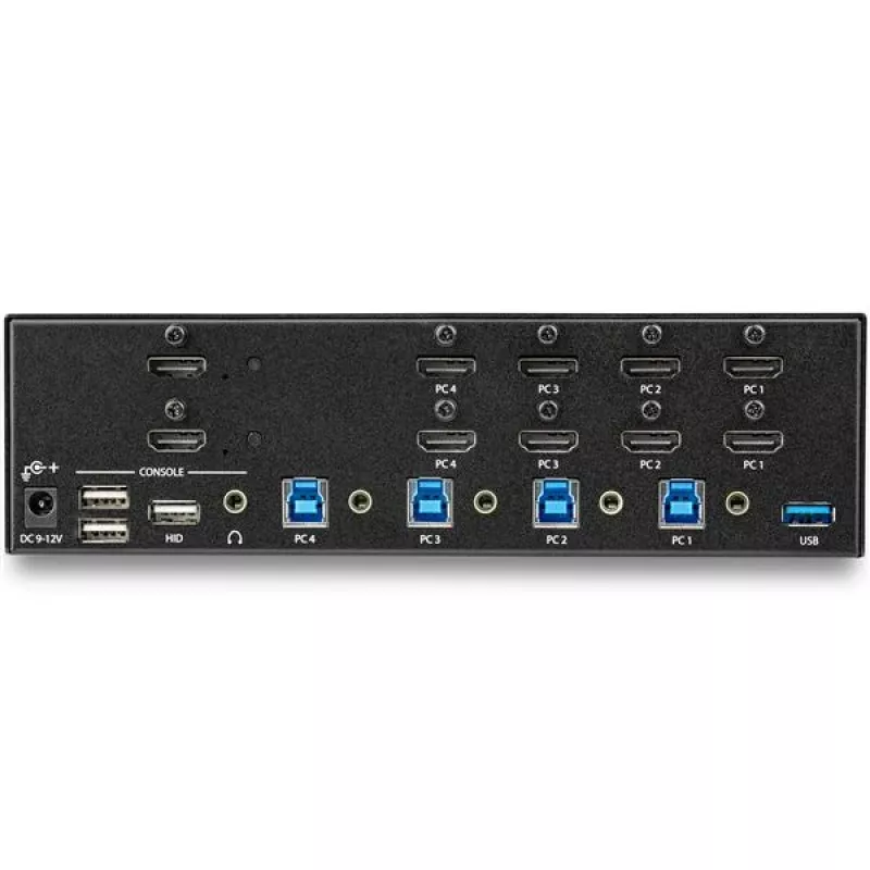 StarTech.com Διακόπτης KVM HDMI 4 θυρών – 4K 30Hz – Dual Display