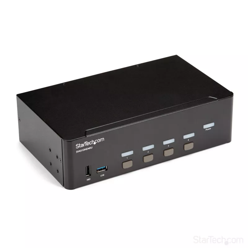 StarTech.com Διακόπτης KVM HDMI 4 θυρών – 4K 30Hz – Dual Display