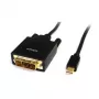StarTech.com Καλώδιο Mini DisplayPort σε DVI 1,8 m – Καλώδιο προσαρμογέα Mini DP σε DVI – βίντεο 1080p – Παθητικό mDP σε DVI-D Single Link, mDP ή Thunderbolt 1/2 Mac/PC σε οθόνη DVI/Display