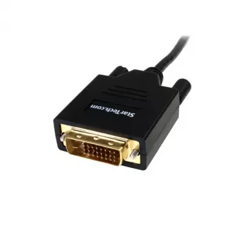 StarTech.com Καλώδιο Mini DisplayPort σε DVI 1,8 m – Καλώδιο προσαρμογέα Mini DP σε DVI – βίντεο 1080p – Παθητικό mDP σε DVI-D Single Link, mDP ή Thunderbolt 1/2 Mac/PC σε οθόνη DVI/Display