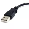 StarTech.com Καλώδιο Micro-USB 15 cm - A σε Micro B, 0,1524 m, USB A, Micro-USB B, αρσενικό/αρσενικό, 0,48 Gbit/s, μαύρο