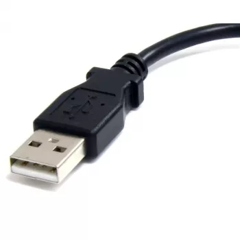 StarTech.com Καλώδιο Micro-USB 15 cm - A σε Micro B, 0,1524 m, USB A, Micro-USB B, αρσενικό/αρσενικό, 0,48 Gbit/s, μαύρο