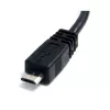 StarTech.com Καλώδιο Micro-USB 15 cm - A σε Micro B, 0,1524 m, USB A, Micro-USB B, αρσενικό/αρσενικό, 0,48 Gbit/s, μαύρο
