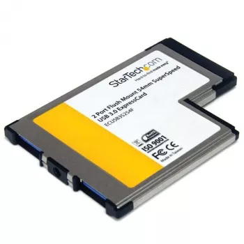 StarTech.com Προσαρμογέας κάρτας ExpressCard 54mm SuperSpeed USB 3.0 2 θυρών με υποστήριξη UASP