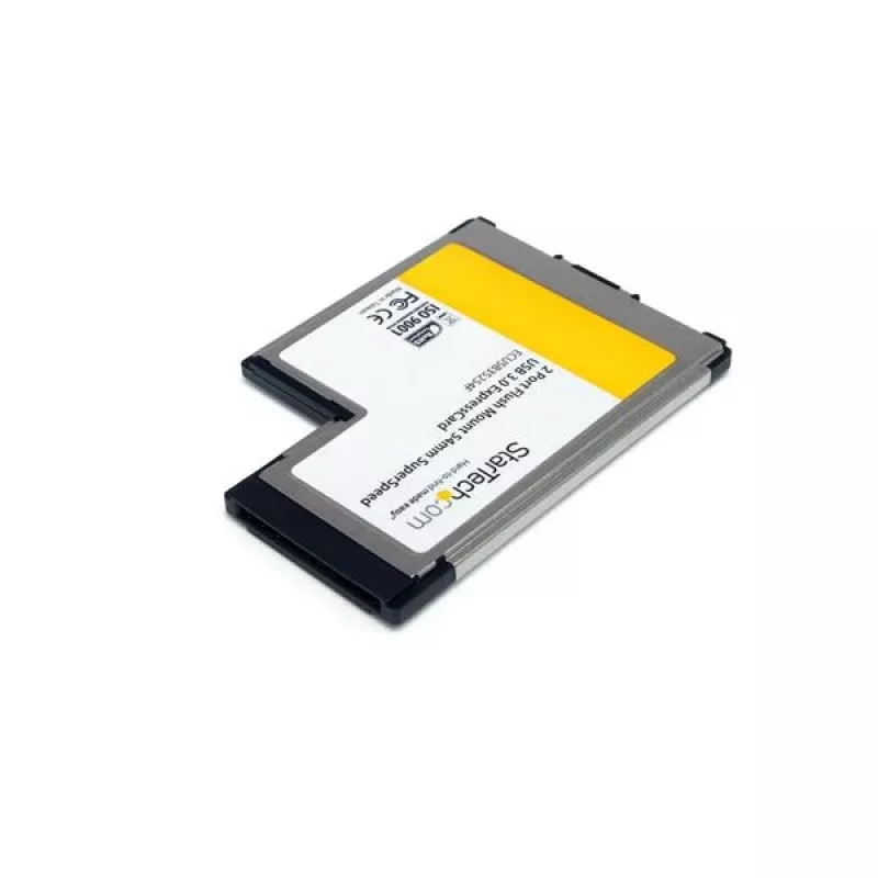 StarTech.com Προσαρμογέας κάρτας ExpressCard 54mm SuperSpeed USB 3.0 2 θυρών με υποστήριξη UASP