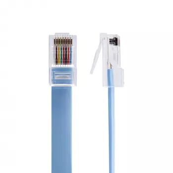 StarTech.com Καλώδιο Cisco Console Rollover 6 ft - RJ45 αρσενικό/αρσενικό, 1,8 m, RJ-45, RJ-45, μπλε