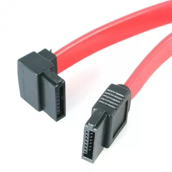 StarTech.com Καλώδιο SATA σε αριστερά γωνιακό SATA Serial ATA 15,2 cm, 0,152 m, SATA III, αρσενικό/αρσενικό, κόκκινο, ευθύ, αριστερά