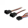 StarTech.com Καλώδιο τροφοδοσίας ανεμιστήρα 4-Pin Y 12in – θηλυκό/αρσενικό, Molex (4-pin), Molex (4-pin), 0,31 m, αρσενικό, θηλυκό, πολύχρωμο