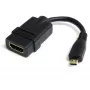 StarTech.com Προσαρμογέας Micro HDMI σε HDMI - βίντεο 4K 30Hz - ανθεκτικό dongle προσαρμογέα/καλωδίου υψηλής ταχύτητας Micro HDMI Type-D σε HDMI 1.4 - οθόνες, τηλεοράσεις & οθόνες Ultra HD HDMI - αρσενικό/θηλυκό