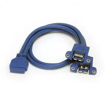 StarTech.com Καλώδιο USB 3.0 πάνελ 2 θυρών - USB A σε motherboard header θηλυκό/θηλυκό