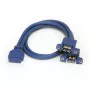 StarTech.com Καλώδιο USB 3.0 πάνελ 2 θυρών - USB A σε motherboard header θηλυκό/θηλυκό