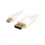 StarTech.com Καλώδιο Mini DisplayPort σε DisplayPort 1.2 2m (6ft) - 4K x 2K UHD καλώδιο προσαρμογέα Mini DisplayPort σε DisplayPort - Καλώδιο Mini DP σε DP για οθόνη - Καλώδιο μετατροπέα mDP σε DP