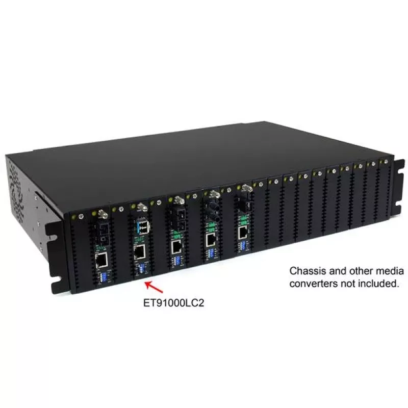 StarTech.com Μετατροπέας μέσου οπτικής ίνας Gigabit 1000Mbps MM ίνας LC 550m
