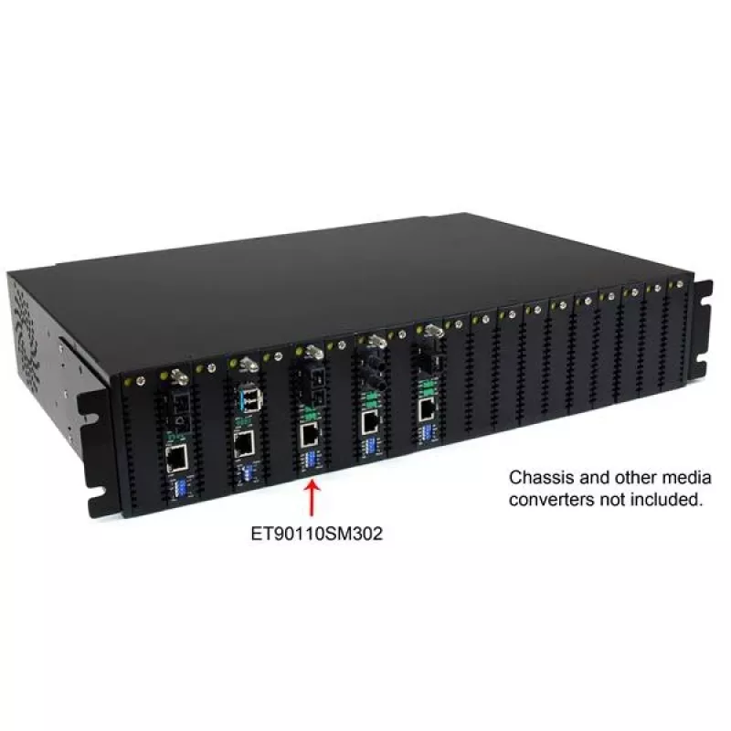 StarTech.com Μετατροπέας μέσου 10/100 Mbps μονότροπης οπτικής ίνας SC 30 km