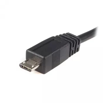 StarTech.com Καλώδιο Micro-USB 0,5 m - A σε Micro B, 0,5 m, USB A, Micro-USB B, USB 2.0, αρσενικό/αρσενικό, μαύρο