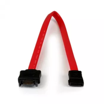 StarTech.com Καλώδιο επέκτασης SATA 0,3 m, 0,3 m, SATA III, SATA 7 ακίδων, SATA 7 ακίδων, αρσενικό/θηλυκό, μαύρο, κόκκινο