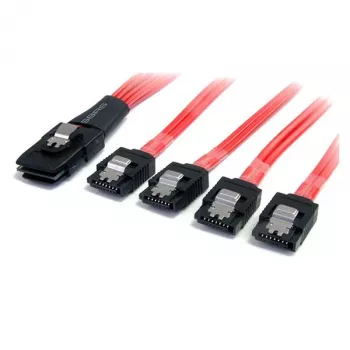 StarTech.com Καλώδιο Serial Attached SCSI SAS 1m – SFF-8087 σε 4x SATA με ασφάλιση
