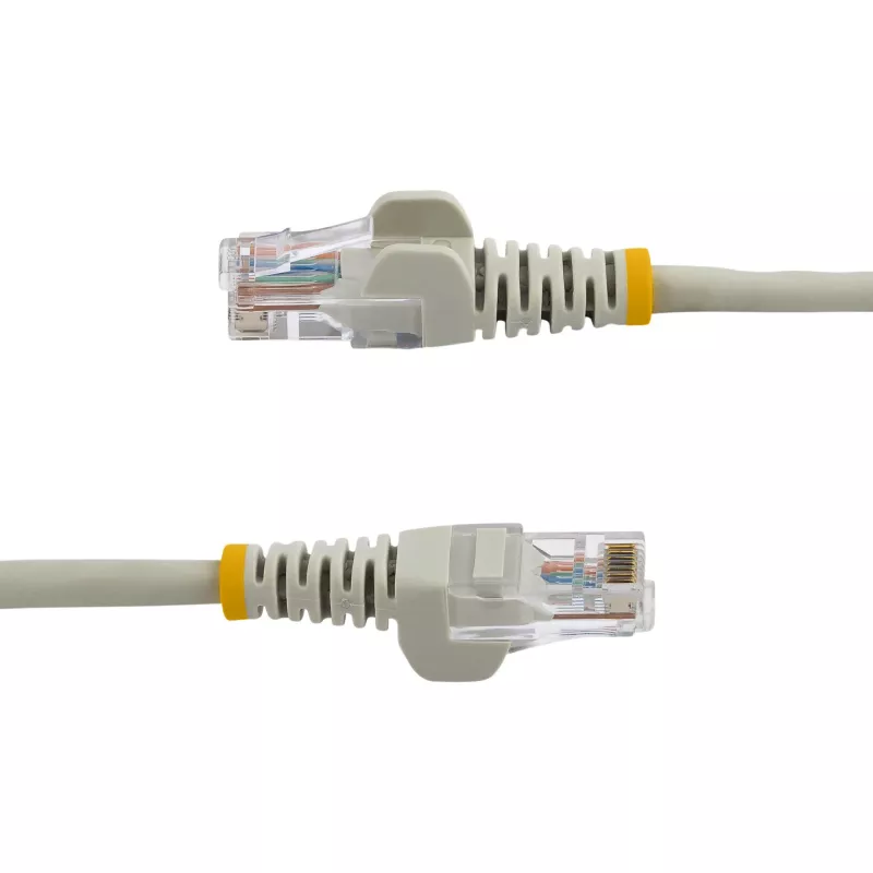 StarTech.com Καλώδιο patch Cat5e με βύσματα RJ45 χωρίς γλωττίδα – 15 m, γκρι