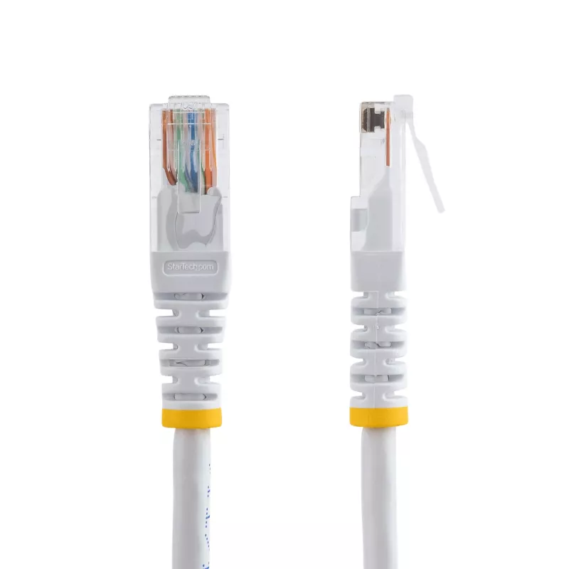 StarTech.com Καλώδιο patch Cat5e λευκό χυτό RJ45 UTP Cat 5e 15m - καλώδιο patch 15 m