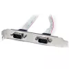 StarTech.com Πλάκα θύρας 2-Port 16 ιντσών DB9 σειριακή σε 10-Pin-Header