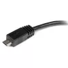 StarTech.com Καλώδιο προσαρμογέα Micro-USB σε Mini-USB 15 cm M/W, 0,15 m, Mini-USB B, Micro-USB A, αρσενικό/θηλυκό, μαύρο