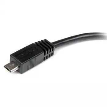 StarTech.com Καλώδιο προσαρμογέα Micro-USB σε Mini-USB 15 cm M/W, 0,15 m, Mini-USB B, Micro-USB A, αρσενικό/θηλυκό, μαύρο