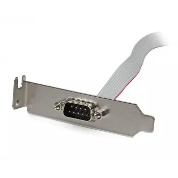 StarTech.com Πλάκα σειριακής θύρας 1 Port 16 ιντσών DB9 σε 10-Pin-Header – Low Profile