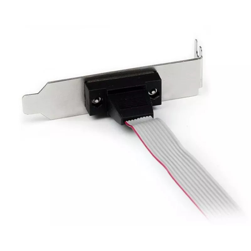 StarTech.com Πλάκα σειριακής θύρας 1 Port 16 ιντσών DB9 σε 10-Pin-Header – Low Profile