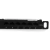 StarTech.com Patch Panel 24 Port 0.5U Cat5e – RJ45 Ethernet Rackmount Cat 5e 110 Patch Panel