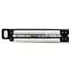 StarTech.com Patch Panel 24 Port 0.5U Cat5e – RJ45 Ethernet Rackmount Cat 5e 110 Patch Panel