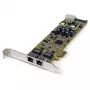 StarTech.com Προσαρμογέας κάρτας δικτύου Dual-Port PCI Express Gigabit Ethernet PCIe – PoE/PSE