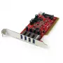 StarTech.com Κάρτα προσαρμογέα 4-Port PCI USB 3.0 με σύνδεση τροφοδοσίας SATA/SP4