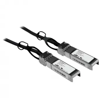 StarTech.com Καλώδιο απευθείας σύνδεσης 5m 10G SFP+ σε SFP+ Twinax συμβατό με Cisco SFP-H10GB-CU5M – 10GbE SFP+ χαλκού DAC 10 Gbit/s παθητικό χαμηλής κατανάλωσης μονάδα Mini GBIC/πομποδέκτη DAC Firepower ASR920 ASR9000