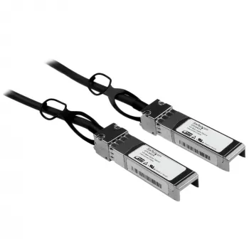 StarTech.com Καλώδιο απευθείας σύνδεσης 2m 10G SFP+ σε SFP+ Twinax συμβατό με SFP-H10GB-CU2M – 10GbE SFP+ χαλκού DAC 10 Gbps παθητική μονάδα Mini-GBIC/πομποδέκτη χαμηλής κατανάλωσης DAC Firepower ASR920 ASR9000