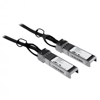StarTech.com Καλώδιο απευθείας σύνδεσης 1m 10G SFP+ σε SFP+ Twinax συμβατό με Cisco SFP-H10GB-CU1M - 10GbE SFP+ χαλκού DAC 10 Gbps παθητικό χαμηλής κατανάλωσης μονάδα Mini GBIC/πομποδέκτη DAC Firepower ASR920 ASR9000
