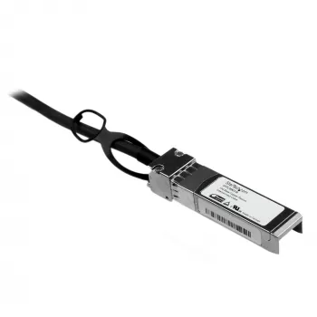 StarTech.com Καλώδιο απευθείας σύνδεσης 1m 10G SFP+ σε SFP+ Twinax συμβατό με Cisco SFP-H10GB-CU1M - 10GbE SFP+ χαλκού DAC 10 Gbps παθητικό χαμηλής κατανάλωσης μονάδα Mini GBIC/πομποδέκτη DAC Firepower ASR920 ASR9000