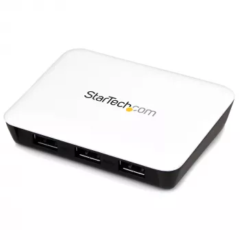StarTech.com προσαρμογέας δικτύου USB 3.0 σε Gigabit Ethernet NIC με hub 3 θυρών - λευκό