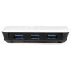 StarTech.com προσαρμογέας δικτύου USB 3.0 σε Gigabit Ethernet NIC με hub 3 θυρών - λευκό