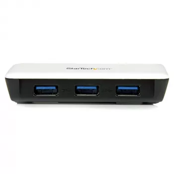StarTech.com προσαρμογέας δικτύου USB 3.0 σε Gigabit Ethernet NIC με hub 3 θυρών - λευκό