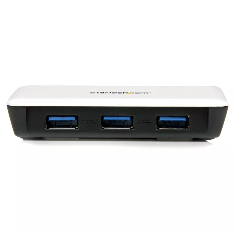 StarTech.com προσαρμογέας δικτύου USB 3.0 σε Gigabit Ethernet NIC με hub 3 θυρών - λευκό