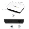 StarTech.com προσαρμογέας δικτύου USB 3.0 σε Gigabit Ethernet NIC με hub 3 θυρών - λευκό