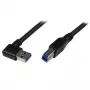 StarTech.com καλώδιο SuperSpeed USB 3.0 1m μαύρο - ορθογώνιο A σε B - M/M